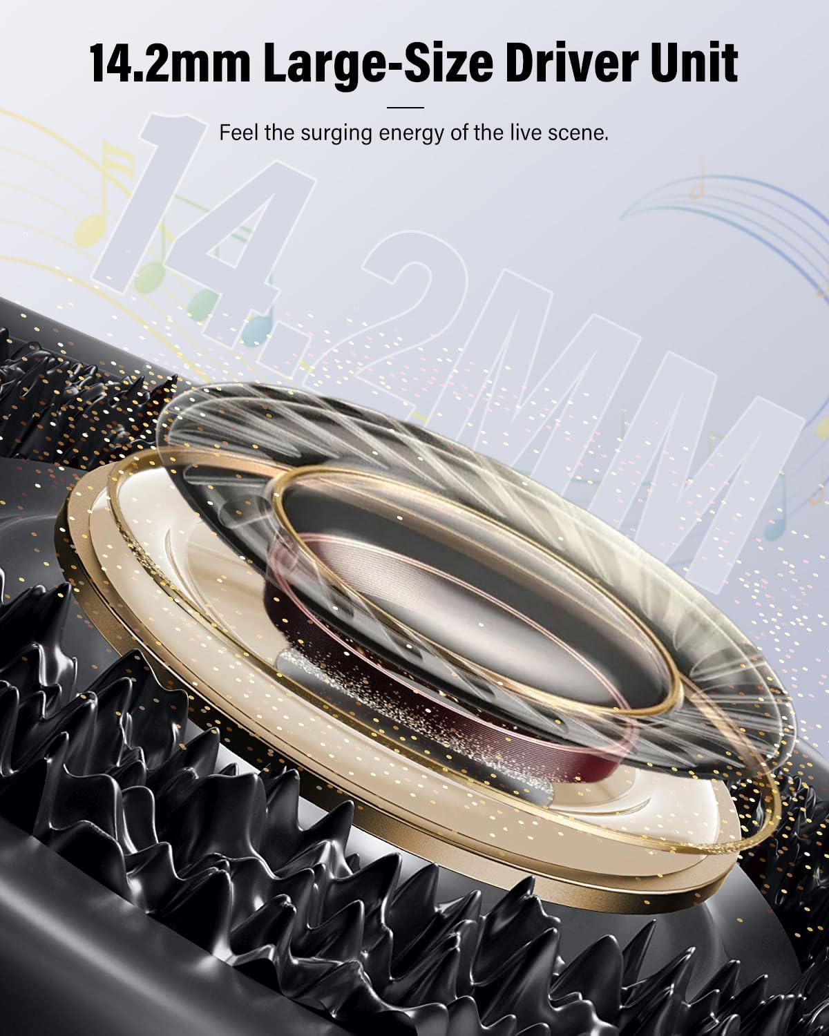 Wireless Earbuds, Bluetooth 5.4 Headphones Bass Stereo, Ear Buds with Noise Cancelling Mic, LED Display in Ear Earphones Clear Calls, IP7 Waterproof Bluetooth Earbuds for Phones/Sports/Laptop, Black — ChinaHub