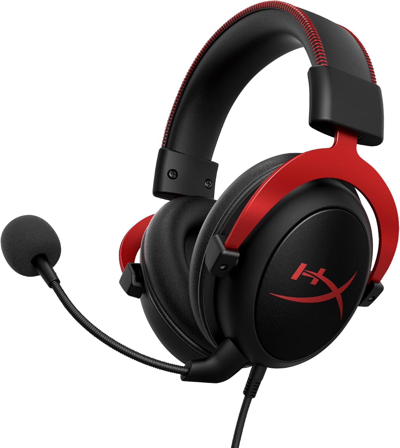 HyperX Cloud II Gaming Headset - 7.1 Surround Sound - Memory Foam Ear Pads - Dur
